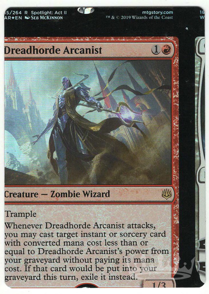 Dreadhorde Arcanist (Foil NFC Miscut) – MTGKingpin